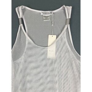 Ingear Resort Mesh Cover Up Dress‎ Y2K Streetwear Festival White Polyester Med